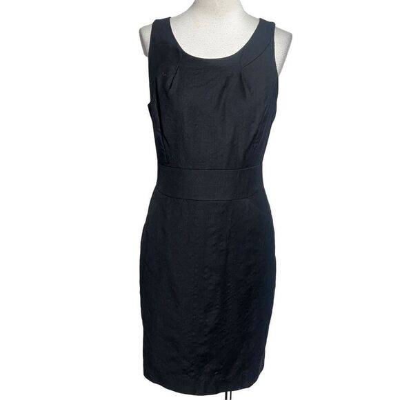 J. Crew Super 120's Little Black Dress Sleeveless and Fitted Size Small - Picture 4 of 6
